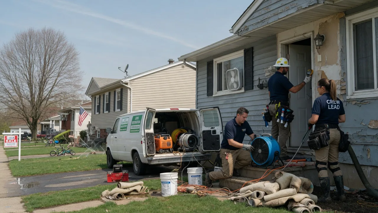 Flood Cleanup in South Beloit, IL near me